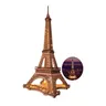Robtiendra me-Jeu de Puzzle 3D en Bois pour Enfants Modèle de Construction Nuit de la Tour Eiffel