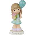 Precious Moments People Figurine/Sculpture Resin in Blue/Brown | 5.63 H x 2.56 W x 2.56 D in | Wayfair 232411