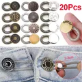 Prolongateur de bouton en métal pour pantalons et jeans couture gratuite extenseur de taille