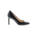 Cole Haan Heels: Slip-on Stilleto Classic Black Solid Shoes - Women's Size 8 - Almond Toe