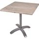 Bistrotisch-Set Washington Pine 80x80 cm & Tischgestell PICOS