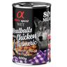 alpha spirit Dog Meatballs 6 x 400 g umido per cane - Pollo & Curcuma