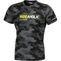 Macna Dazzle Rideaholic Damen T-Shirt, schwarz-mehrfarbig, Größe XL