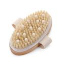 Pristin Body Brush Bath Brush Natural Bristles Brush Dead Body Bath Brush Dry Body Bath Dead Lymph Lymphatic Body Brush Natural Bristles Brush ammoon Body Dry Brush Wet or Abody Arealer