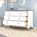 Modern Wooden Storage Dresser With 6 Drawers