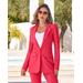 Boston Proper - Paradise Pink - Beyond Travel Classic Boyfriend Blazer - 18