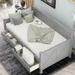 Elegant Design Upholstered Daybed Sofa Bed Twin Size