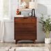 Middlebrook Mid-Century Solid Pine 3-Drawer Storage Chest