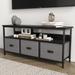 55 Inch Entertainment Center with Storage TV Stand