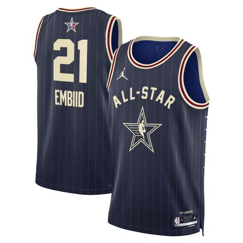 Eastern Conference Jordan Brand All-Star 2024 Swingman-Trikot – Marineblau – Joel Embiid – Unisex