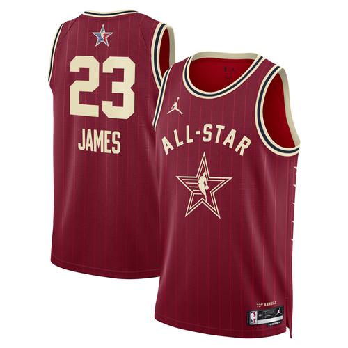 Western Conference Jordan Brand All-Star 2024 Swingman Trikot – Crimson – LeBron James – Unisex