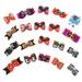 20 Pcs Bow Tie Halloween Pet Costumes Halloween Costumes for Pets Dog Bow Accessories Rubber Band Polyester