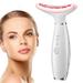 Mieauty Neck Face Firming Removal Tool Double Chin Reducer Skin Rejuvenation Neck Face Lift Anti-Aging Beauty Device on Triple Action LED Therapy Thermal and Vibration Technologie for Skin Care White
