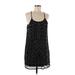 Forever Cocktail Dress - Shift Scoop Neck Sleeveless: Black Dresses - Women's Size Medium