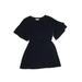 GB Girls Dress - A-Line: Blue Solid Skirts & Dresses - Size Medium