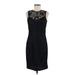 Dolce & Gabbana Casual Dress - Sheath: Black Jacquard Dresses - Women's Size 44