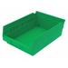 Sim Supply Shelf Bin Green Indstr Grd Poly 4 in 30150GREENBLANK 30150GREENBLANK ZO-G4321670