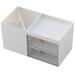 BELLZELY Home Decor Clearance Desk Organizer Desk Organizers And Accessories Desk Storage Box Vanity Organizer Cosmetic Storage Organizer Makeup Organizer Desk Storage For Office