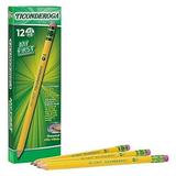 Ticonderoga 33312 My First Ticonderoga Woodcase Pencil Hb #2 Yellow 1 Dozen