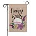 Happy Easter Day Outdoor Flag Linen Outdoor Flag He Is Risen Colorful Eggs God Blessing Outdoor Flags Vertical Double Sided Outdoor Flags for Home Farmhouse Spring Outdoor Decor 12.5 Ã—18 in.