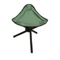 Folding Tripod Stool Portable Three Legged Stool Foldable Chair for Outdoor Fishing Camping Hiking Support 220 lbs ( Green )