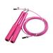 BAOSITY Skipping Rope Speed Jump Rope 118inch Adjustable Length Wear Resistant Boxing Workouts Portable Speed Umping Rope Speed Rope Thick Pink