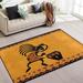 GZHJMY African Non Slip Area Rug for Living Dinning Room Bedroom Kitchen 1.7 x 2.6 (20 x 31 Inches / 50 x 80 cm) African Nursery Rug Floor Carpet Yoga Mat