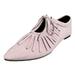 WILLBEST Tennis Shoes Womens Walking Women Breathable Flat Pointed Toe Comfortable Non-Slip Casual Single Shoes