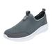 eczipvz Running Shoes for Men Mens Non Slip Running shoes Breathable Walking Sneakers Gym Work Tennis Shoes Grey