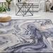 GZHJMY Marble Non Slip Area Rug for Living Dinning Room Bedroom Kitchen 4 x 5 (48 x 63 Inches / 120 x 160 cm) Marble Nursery Rug Floor Carpet Yoga Mat