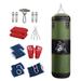 funtasica Boxing Bag Unfilled Bag Workout Fitness with Gloves PU Punching Bag Boxing Sandbag for Kids Home Gym Kickboxing Body 100cm