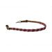Showman Argentina Cow Leather Wither Strap w/ Color Braided Leather Accent (Pink)