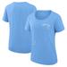 Women's Nike Light Blue Toronto Jays Authentic Collection Performance Scoop Neck T-Shirt