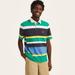 Nautica Men's Sustainably Crafted Classic Fit Striped Rugby Polo Stellar Blue Heather, XL