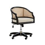 Kinley Desk Chair - Black - Ballard Designs - Ballard Designs