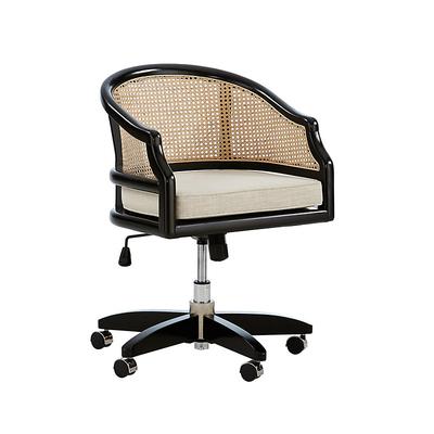 Kinley Desk Chair - Black - Ballard Designs