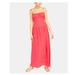 Free People Dresses | Free People Womens Pink Sleeveless Square Neck Maxi | Color: Pink | Size: 6