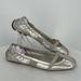 Coach Shoes | Coach Logo Vera Flats Driving Shoes Silver Size 7.5 F2070 | Color: Silver | Size: 7.5