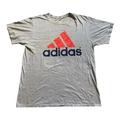Adidas Shirts | Adidas Mens Gray Graphic Short Sleeve Shirt | Color: Gray | Size: L