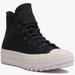 Converse Shoes | Black Ctas Lift Ripple Hi Lace-Up Platform Sneakers, Women’s 8.5 Htf! | Color: Black/Cream | Size: 8.5