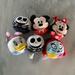 Disney Toys | Hallmark Fluffballs Mixed Bundle Lot Nightmare Before Christmas Disney | Color: Black/Pink | Size: Osg