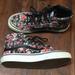 Vans Shoes | Like New Vans Floral High Top Sneakers Unisex | Color: Black/Red | Size: Women’s 6.5/Men’s 5