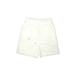 Fashion Shorts: Ivory Solid Bottoms - Women's Size Small - Stonewash