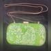Lilly Pulitzer Bags | Lilly Pulitzer Hardshell Clutch/Crossbody In Limeade It's A Spring Thing | Color: Green/White | Size: Os