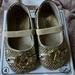 Michael Kors Shoes | Michael Michael Kors Gold Sand Glitter Baby Giby - First Shoes | Color: Gold | Size: 4bb