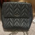 Kate Spade Bags | Black Kate Spade Quilted Convertible Backpack/Crossbody | Color: Black | Size: Os