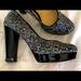 Michael Kors Shoes | Micheal Kors Sabrina Chain Heel Platform Pumps | Color: Black/White | Size: 9.5