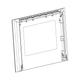 Door Glass Set - 592 x 465 mm for Ovens, Hobs and Cookers 140155785029