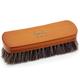 Stone and Clark Horse Hair Shoe Brush - Polish Your Leather to Perfection - Shoe Polish Brush with 100% Horse Hair Bristles & Concaved Beech Wood Handle (Premium Brown Horsehair Brush)
