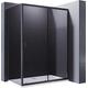 ELEGANT Black Shower Door 1000x760mm Shower Enclosure 8mm Easy Clean Glass Shower Cubicle Door with Side Panel for Bathroom Wet Room
